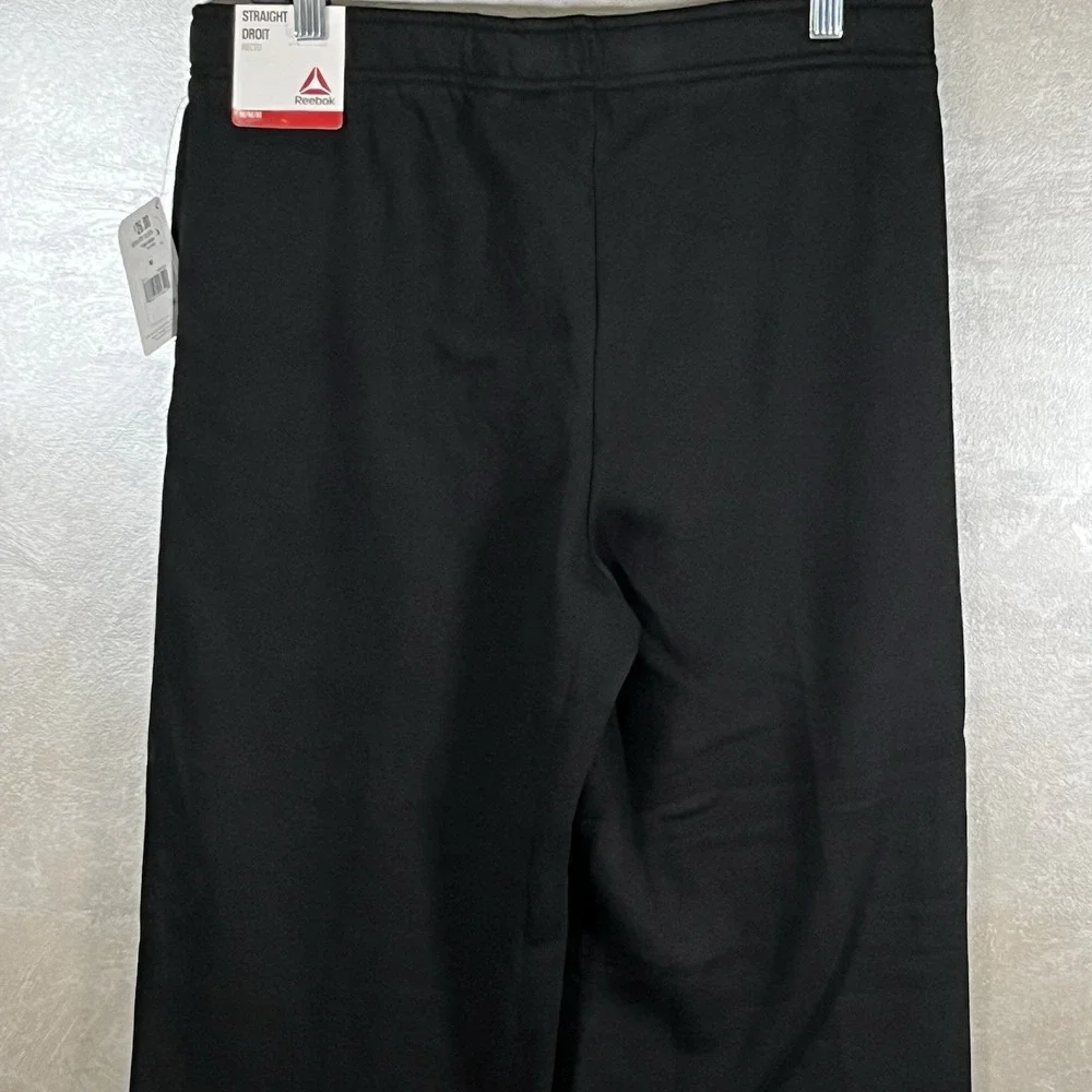 Reebok Jogging Pants Men's Medium Black Sweat Exercise‎ Performance Athletic
